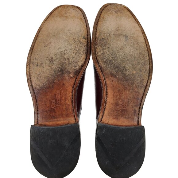 Allen Edmonds Fairfax Dress Shoes Mens size 8 Brown Leather Wholecut Oxfords USA - Picture 3 of 11